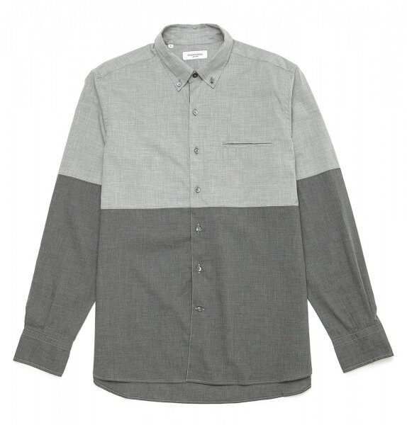 Рубашка Ovadia & Sons Paneled Shirt Grey
